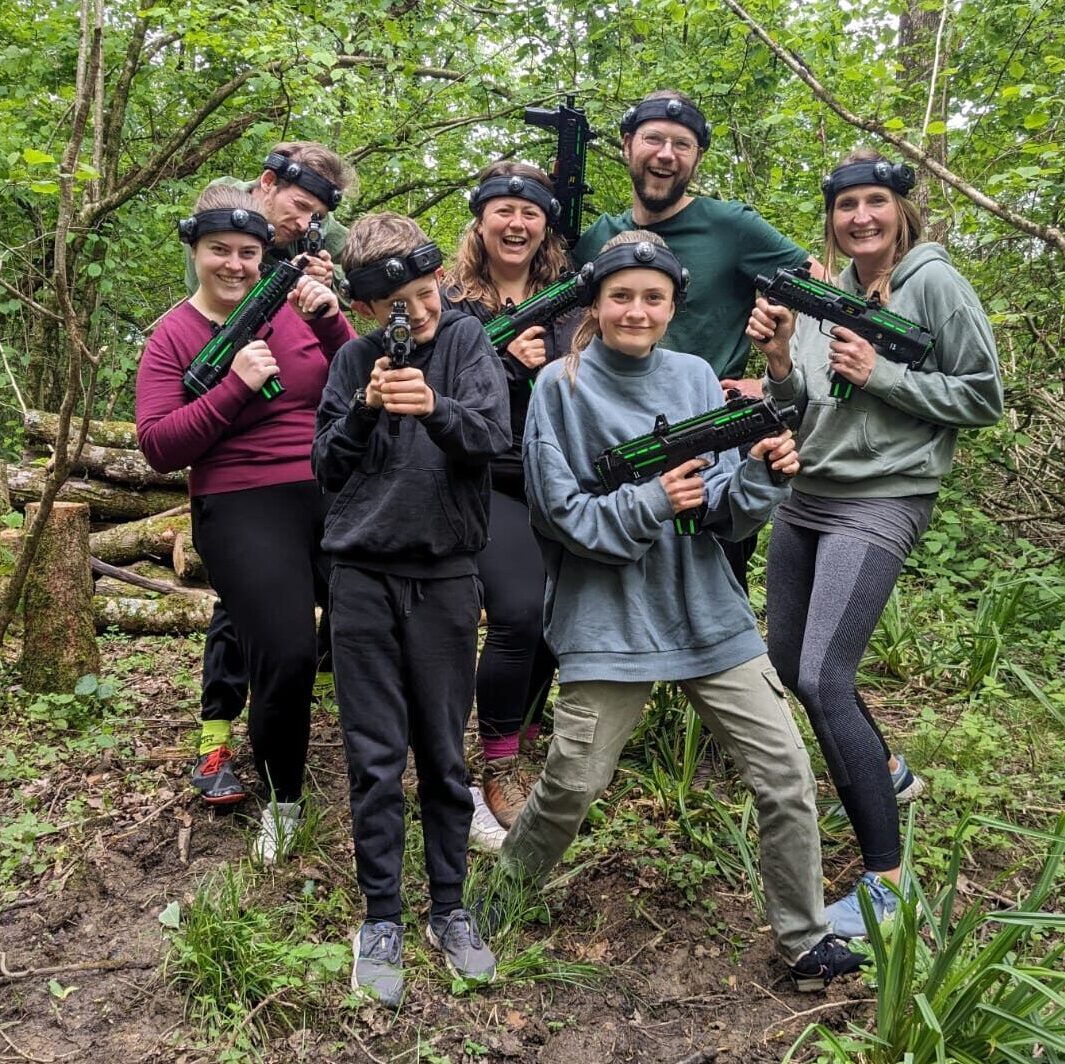 Family Fun with Laser tag